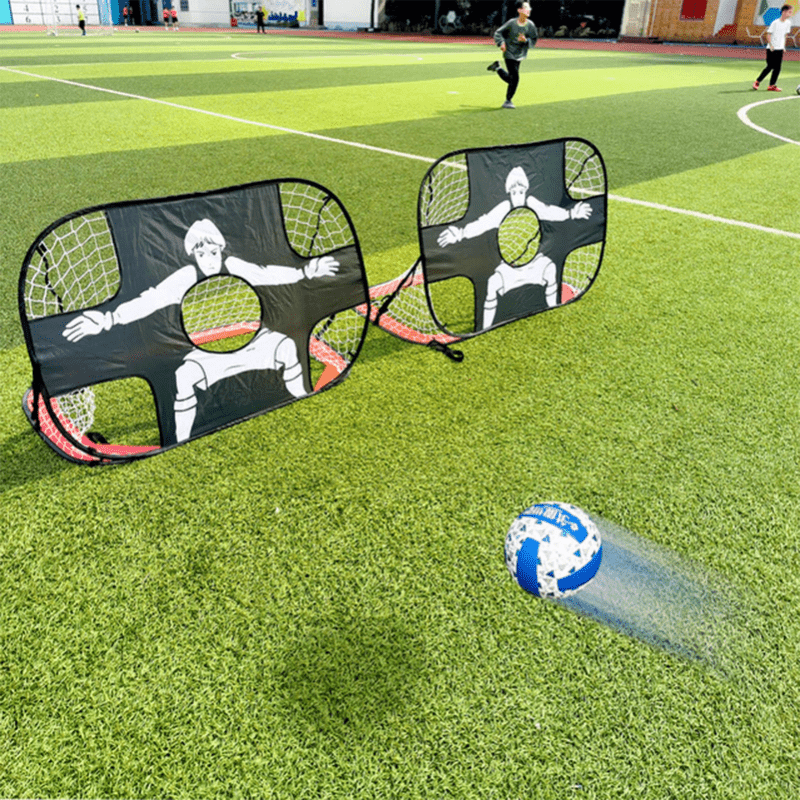 Pop-Up Voetbaldoel met extra richtgaten