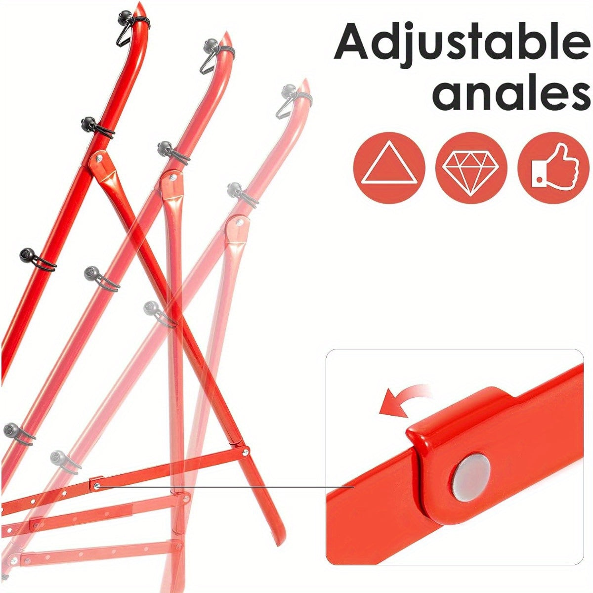 Voetbal Rebounder Rood 100 X 100 Cm.