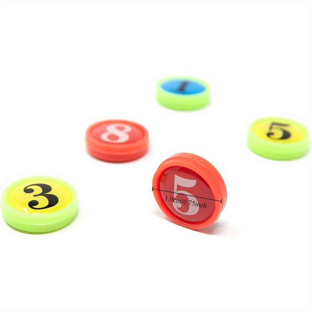 26 stuks voetbalcoachmagneten, spelerpositie markeringen, 1,91 cm diameter