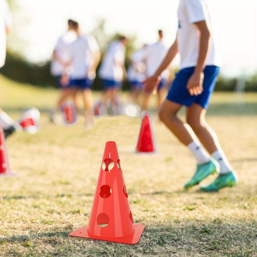 6 stuks hordeloop set inclusief pionnen in hoogte verstelbaar