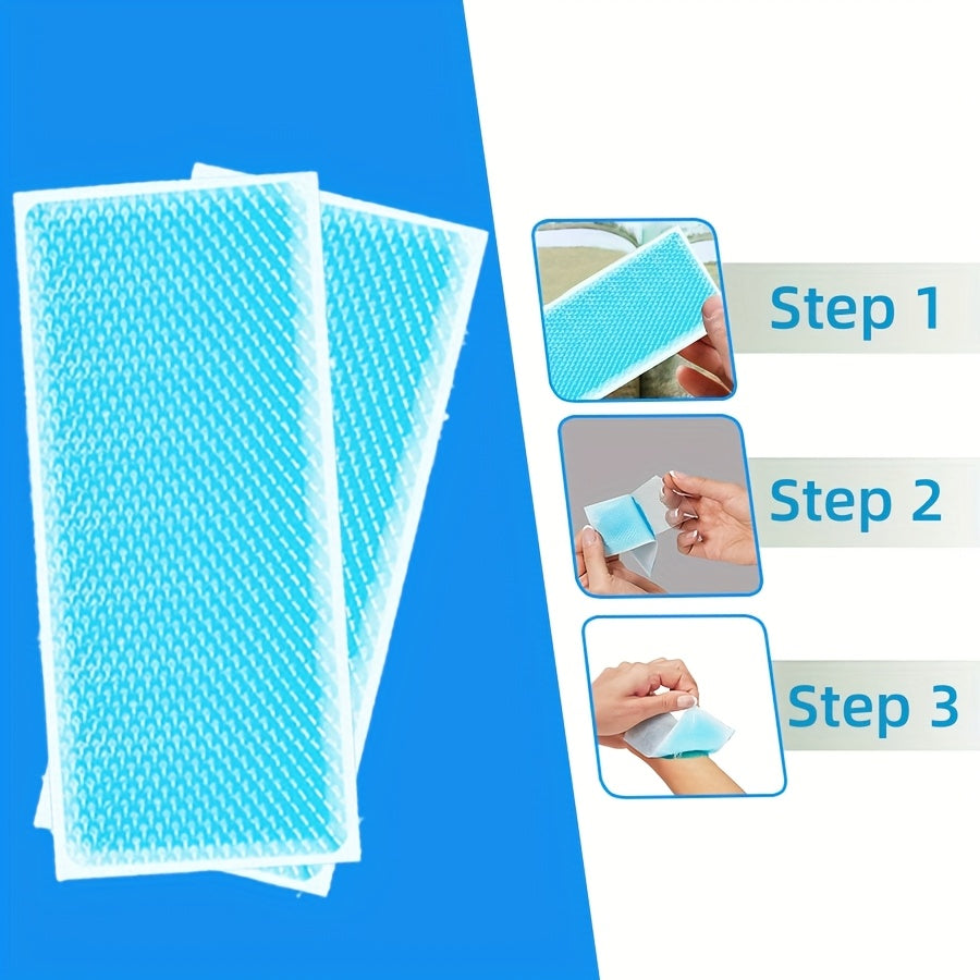Blauwe Koude Kompres Gel Patches