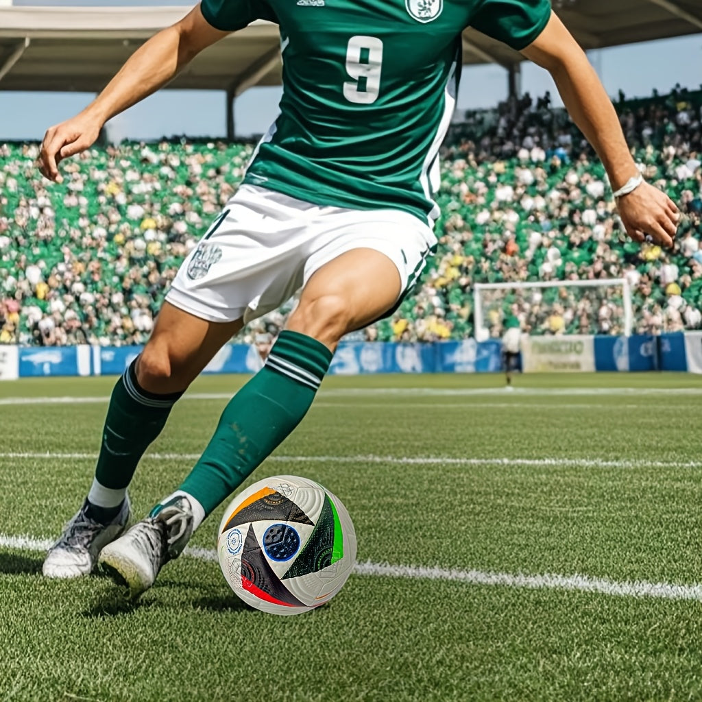 Voetbal maat 5 Wit/Rood/Zwart
