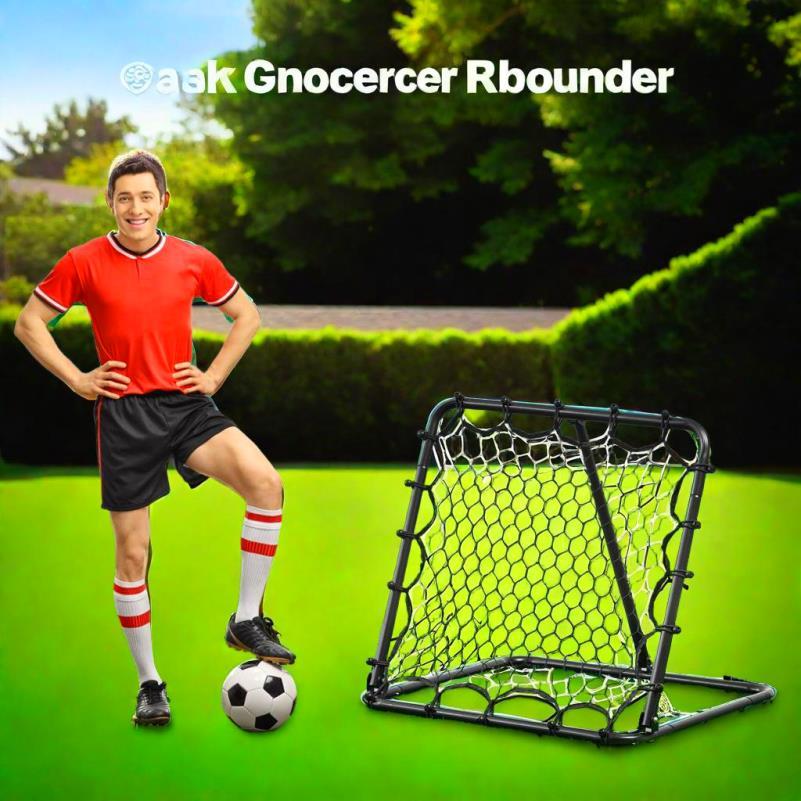 Deluxe Voetbal Rebounder Draagbaar