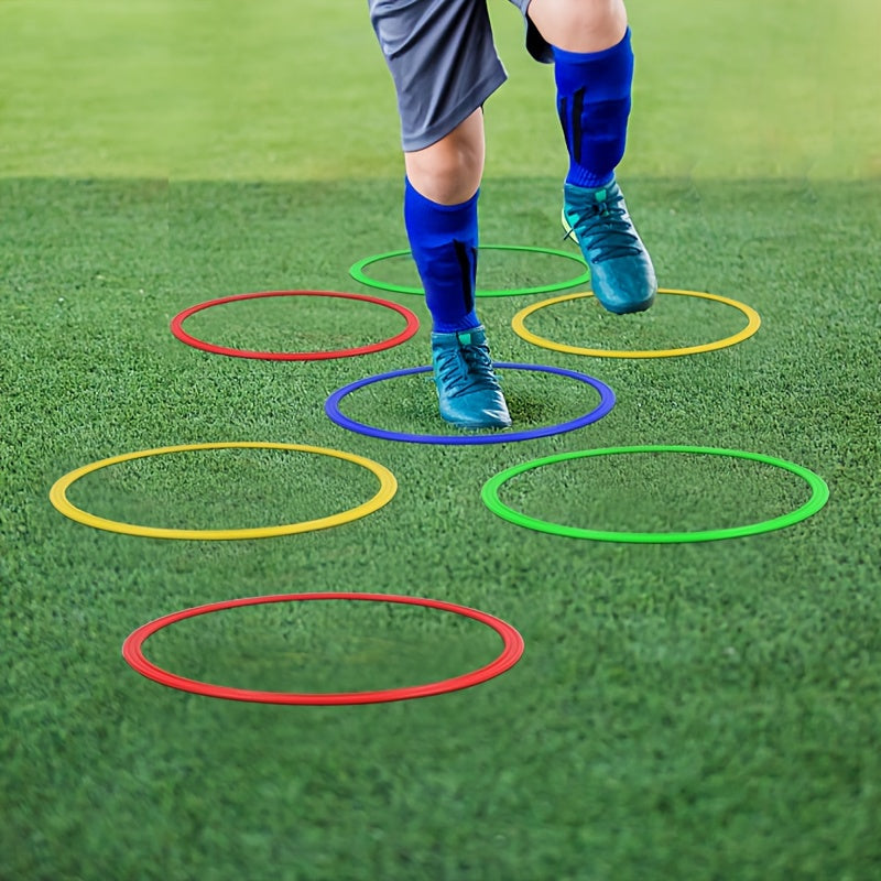 Voetbaltrainingsset met pionnen, markeringen en opbergtas