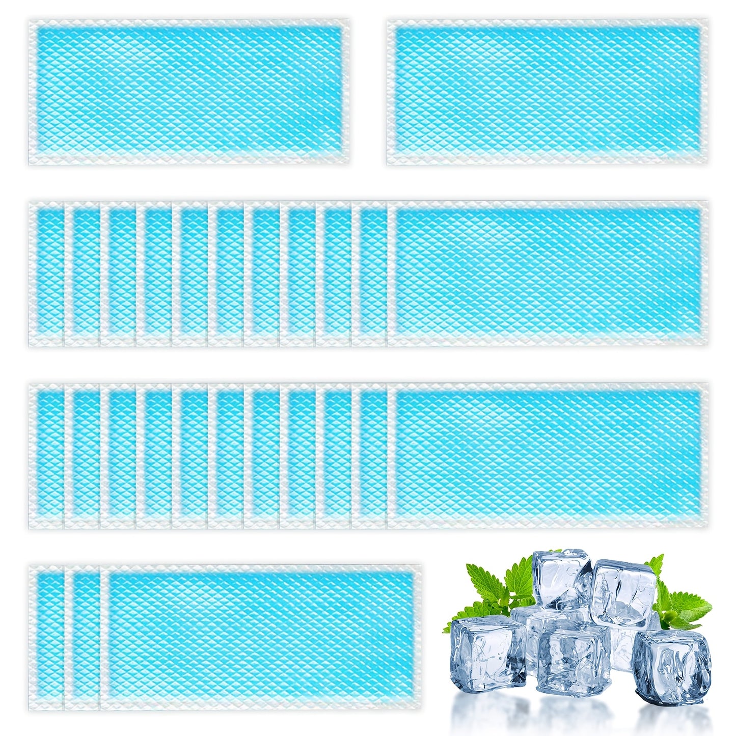 Blauwe Koude Kompres Gel Patches
