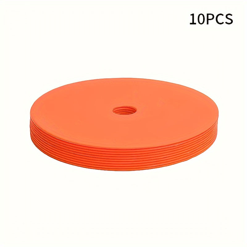 10 stuks platte schijven/markeerpads voor voetbaltraining