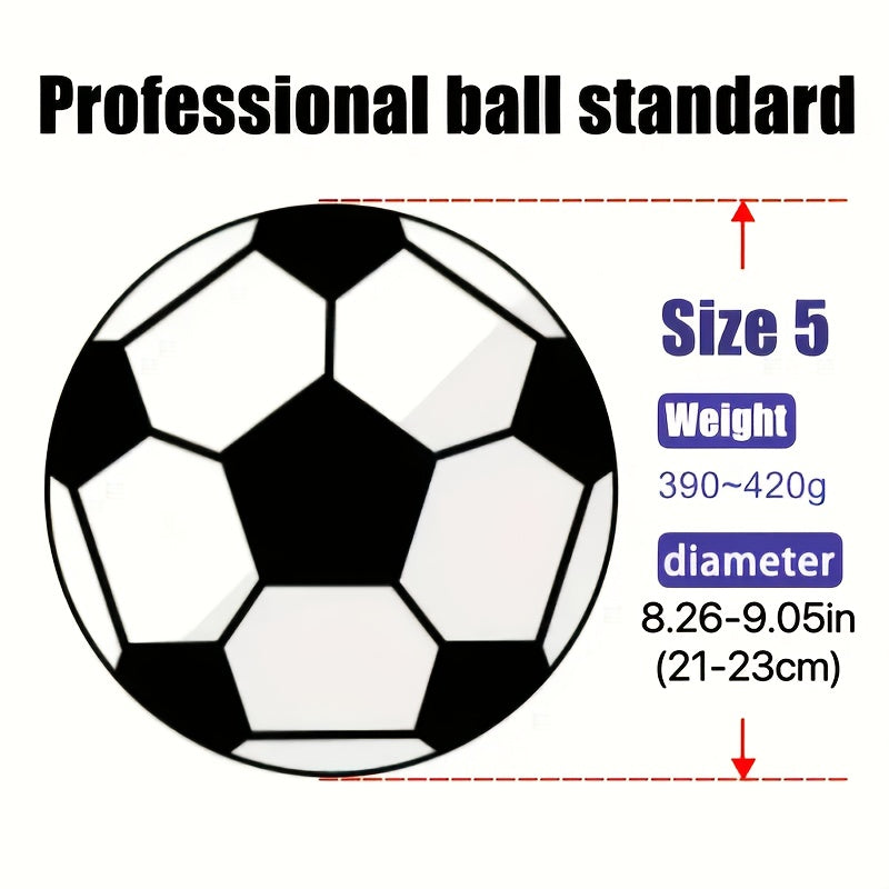 Multicolor Glow in the Dark PU Voetbal
