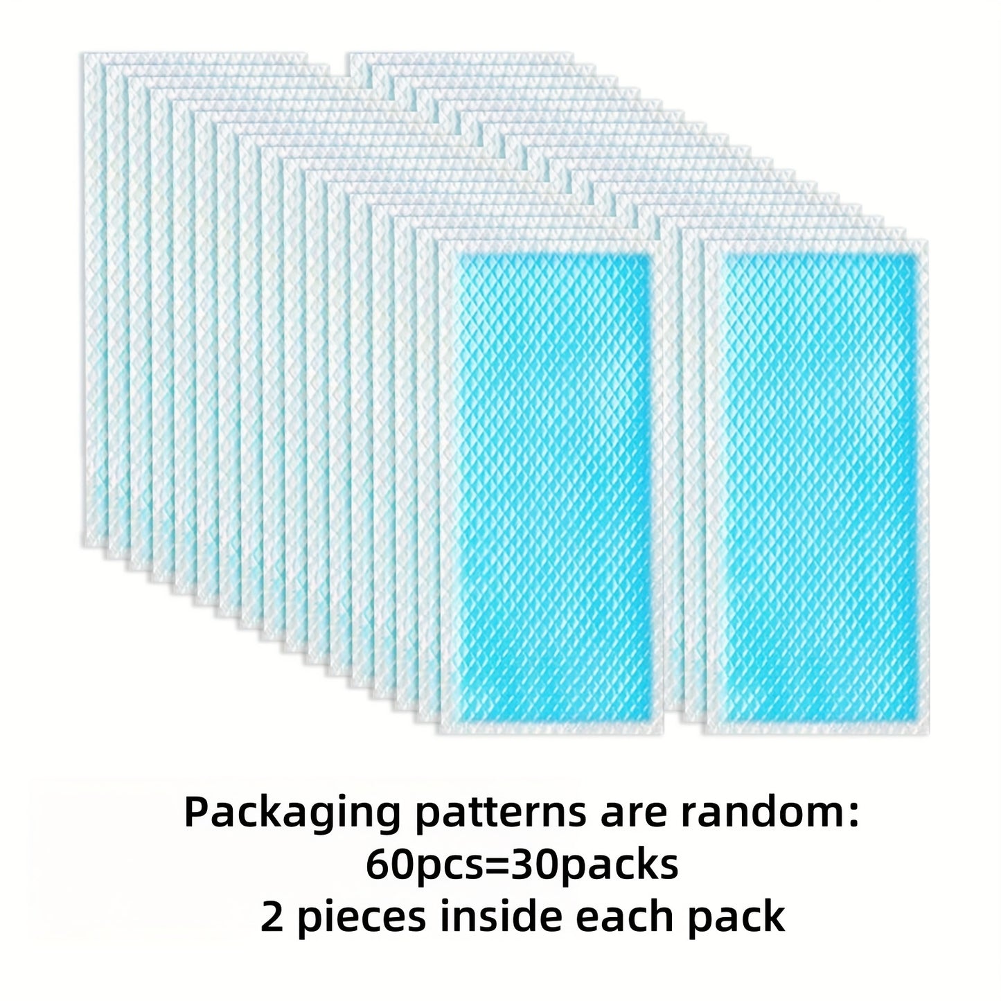 Blauwe Koude Kompres Gel Patches