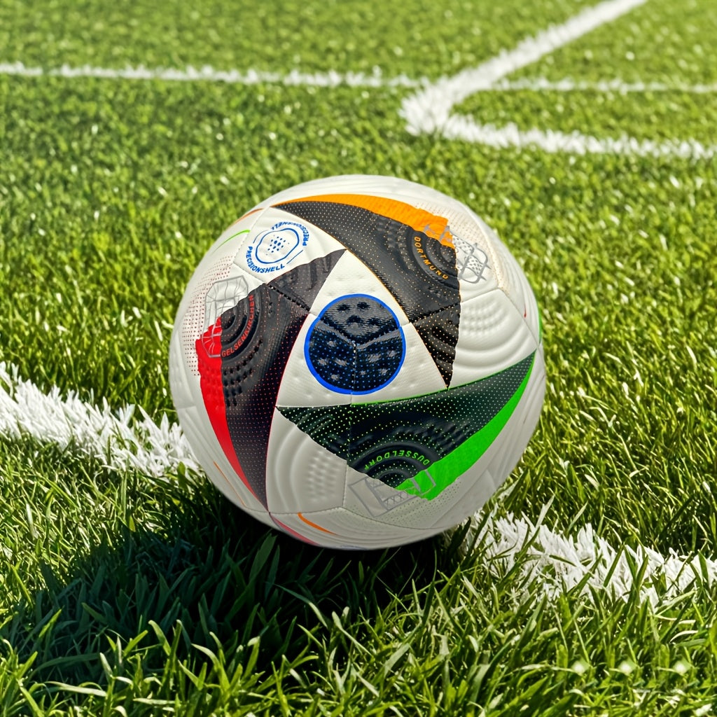 Voetbal maat 5 Wit/Rood/Zwart
