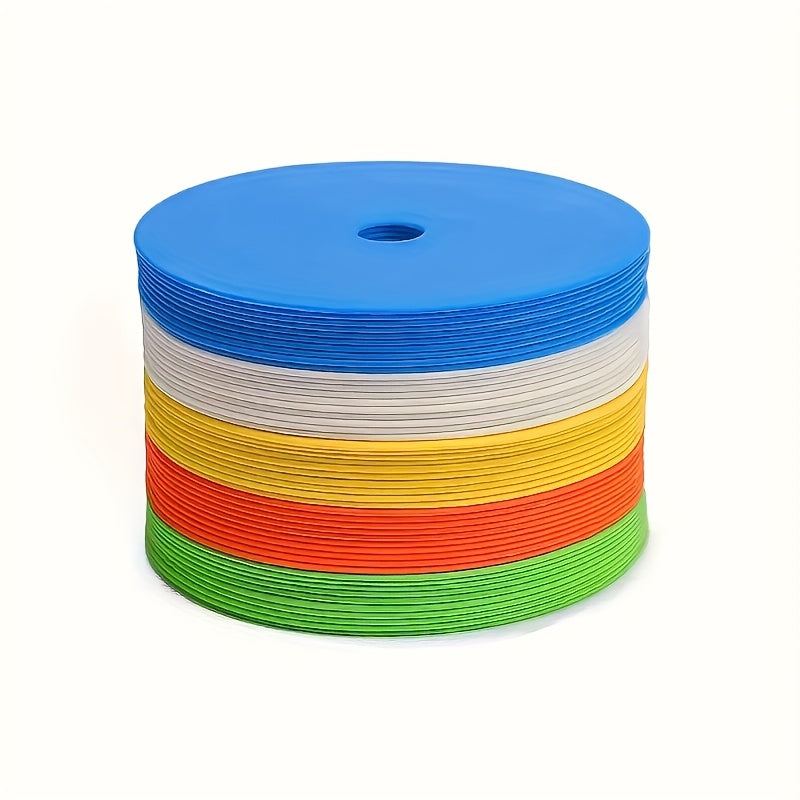 10 stuks platte schijven/markeerpads voor voetbaltraining