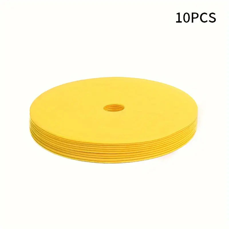10 stuks platte schijven/markeerpads voor voetbaltraining