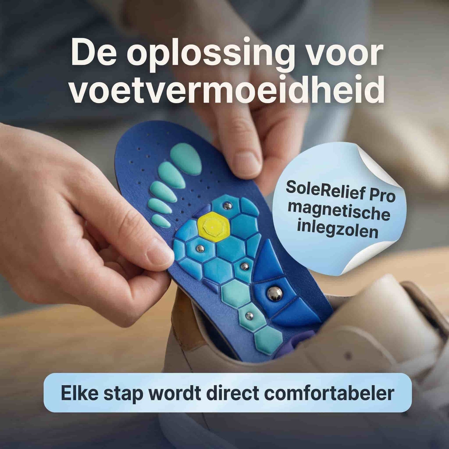SoleRelief Pro – Magnetic Support Insoles