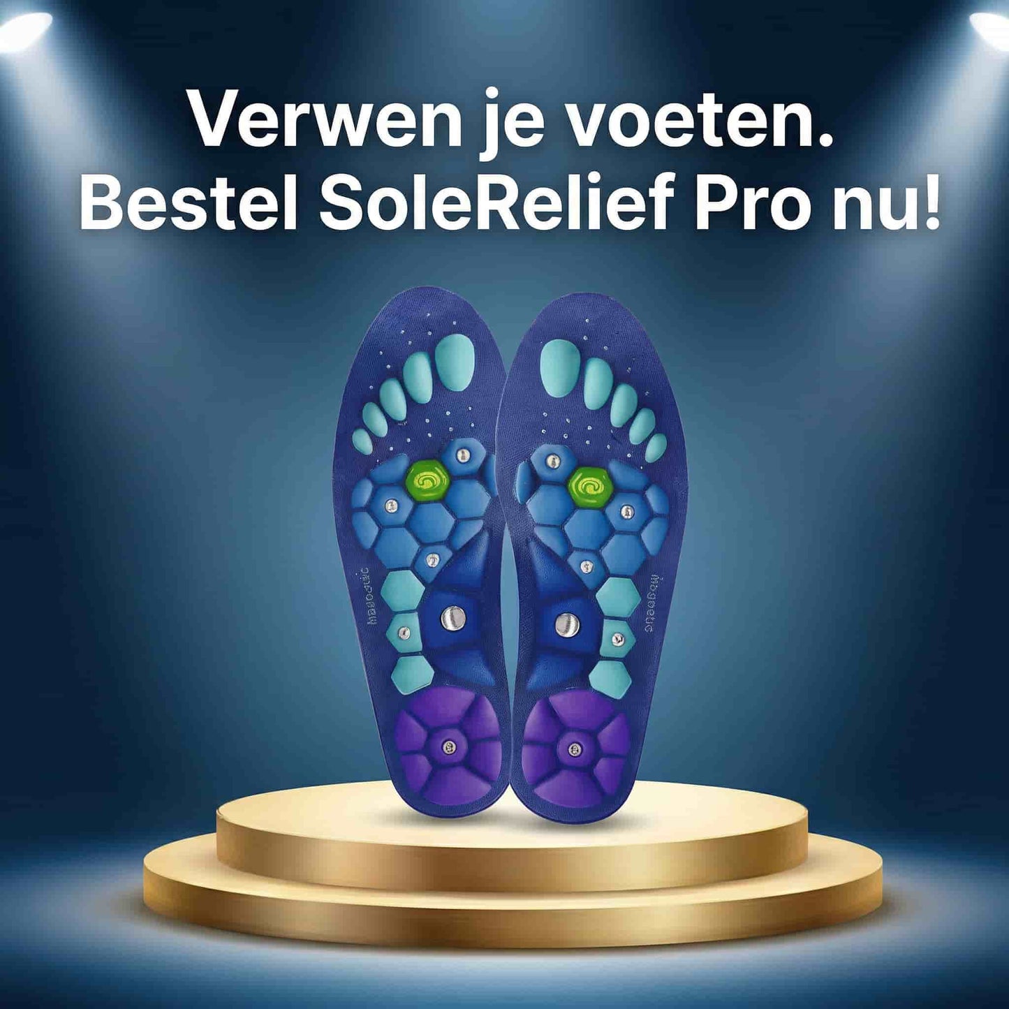 SoleRelief Pro – Magnetic Support Insoles