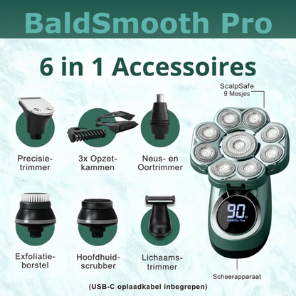BaldSmooth Pro – Precision Head Shaver