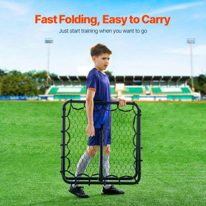 Deluxe Voetbal Rebounder Draagbaar