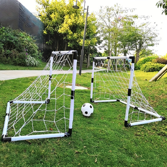2 stuks 92cm Draagbaar Voetbaldoel