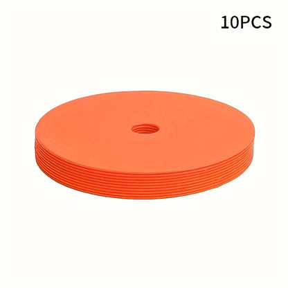 10 stuks platte schijven/markeerpads voor voetbaltraining