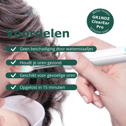 ClearEar Pro - Veilige oorspeer verwijderen