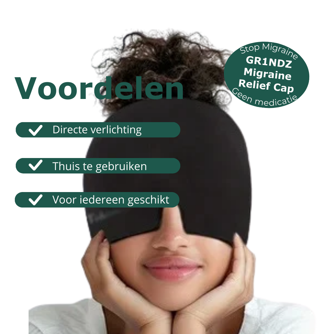 MigraineRelief Cap - Verlicht migraine en hoofdpijn