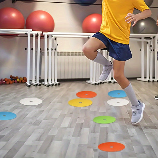 10 stuks platte schijven/markeerpads voor voetbaltraining